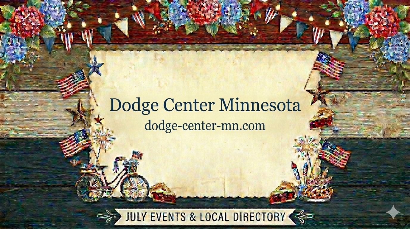 You are currently viewing Events and Things to do in July 2026 in Dodge Center Minnesota