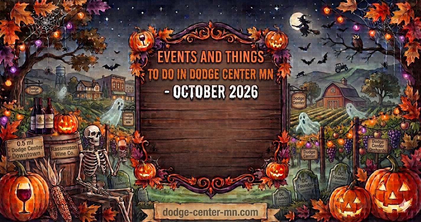 Read more about the article Events and Things to do in October 2026 in Dodge Center Minnesota